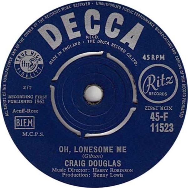 Craig Douglas (2) - Oh, Lonesome Me