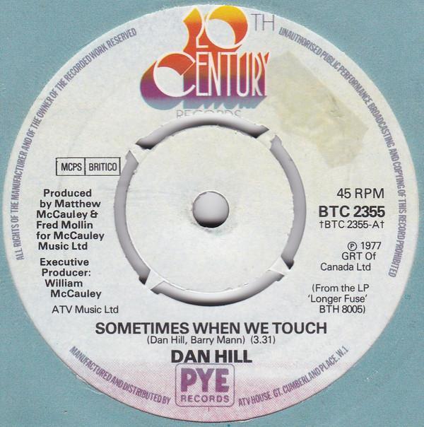 Dan Hill - Sometimes When We Touch