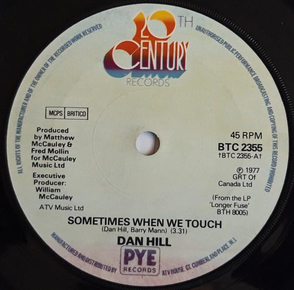 Dan Hill - Sometimes When We Touch