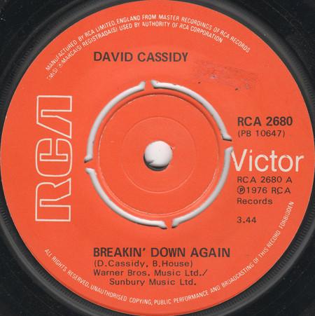 David Cassidy - Breakin' Down Again
