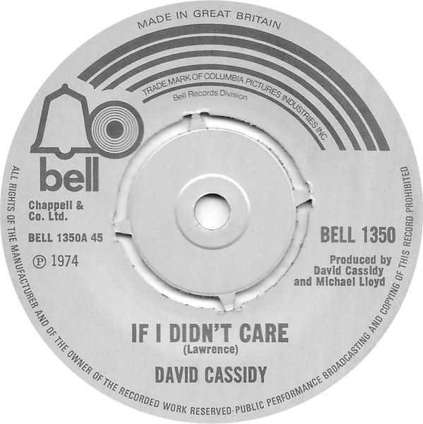 David Cassidy - If I Didn't Care