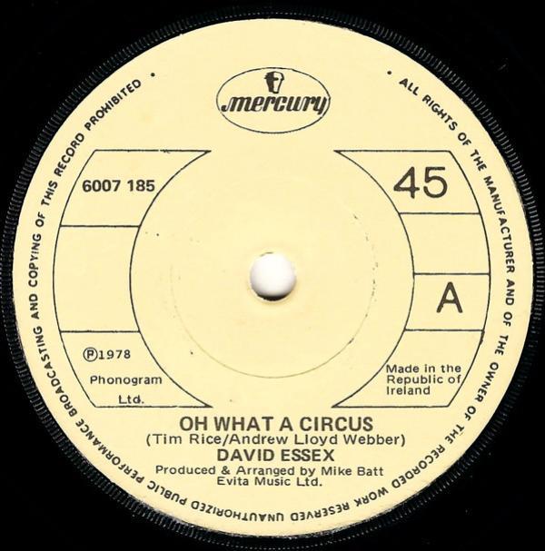 David Essex - Oh What A Circus