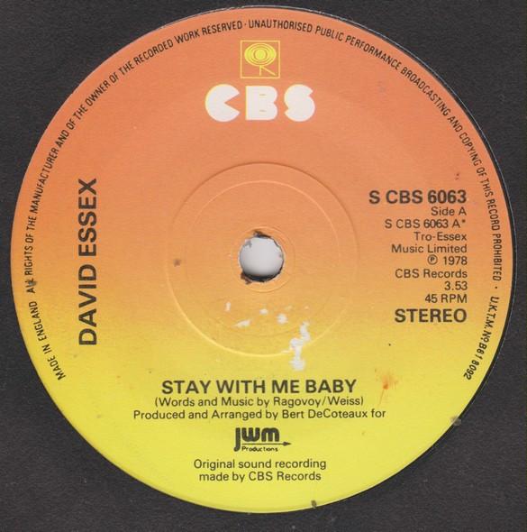 David Essex - Stay With Me Baby