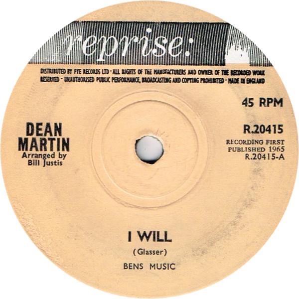 Dean Martin - I Will