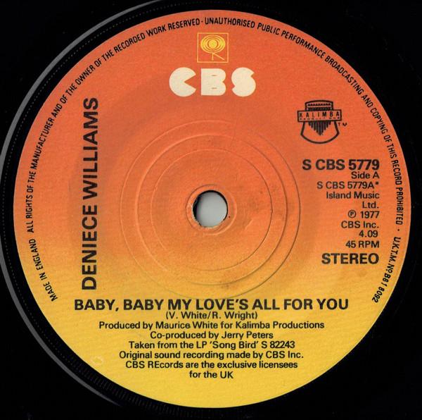 Deniece Williams - Baby, Baby My Love's All For You