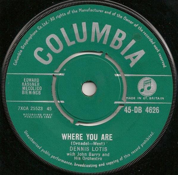 Dennis Lotis - Where You Are