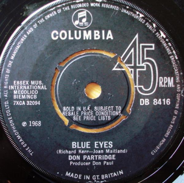 Don Partridge - Blue Eyes