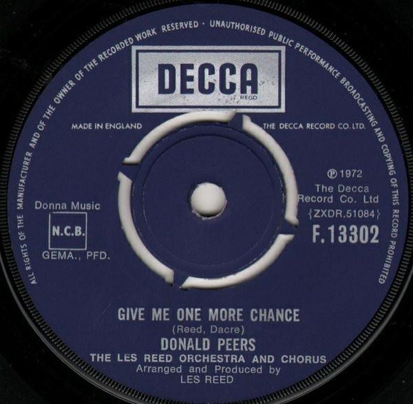Donald Peers - Give Me One More Chance