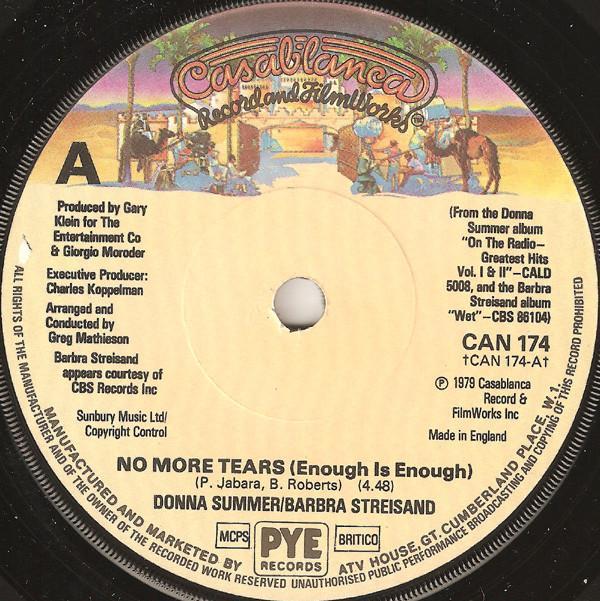 Donna Summer, Barbra Streisand - No More Tears (Enough Is Enough)