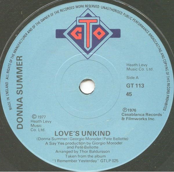 Donna Summer - Love's Unkind