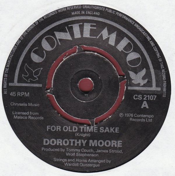 Dorothy Moore - For Old Time Sake