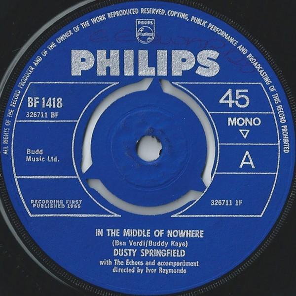 Dusty Springfield - In The Middle Of Nowhere