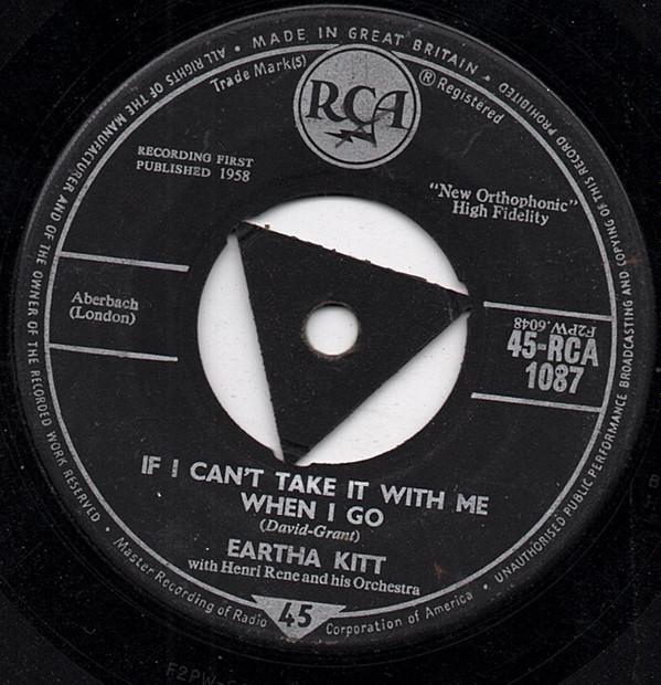 Eartha Kitt - If I Can't Take It With Me When I Go
