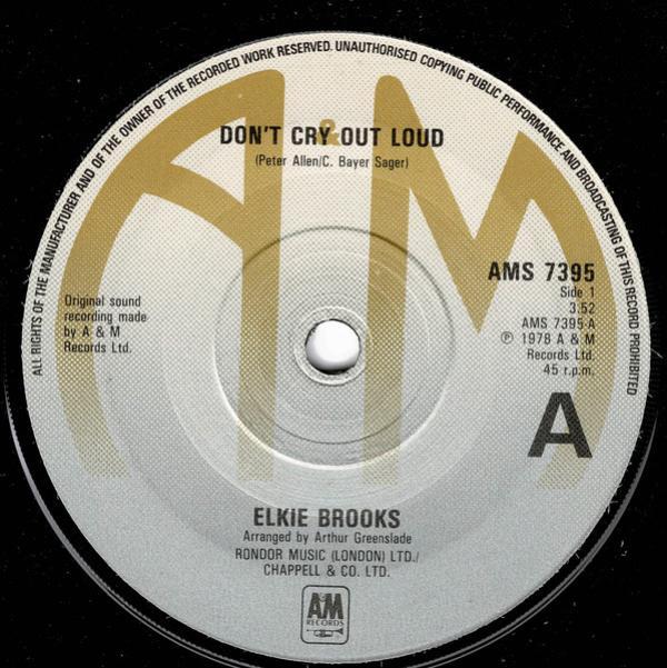 Elkie Brooks - Don't Cry Out Loud