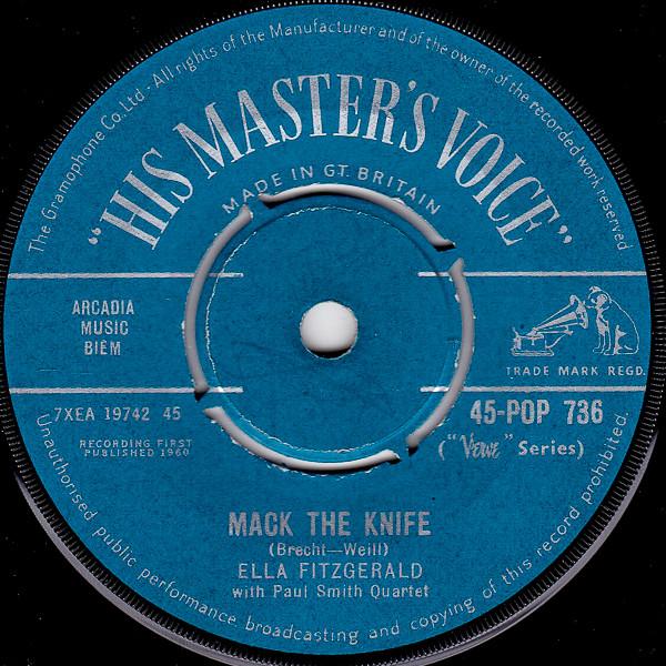 Ella Fitzgerald - Mack The Knife / Lorelei