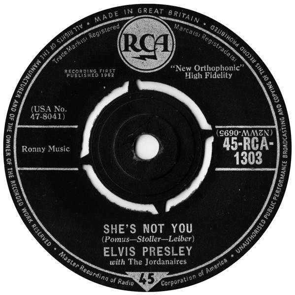 Elvis Presley, The Jordanaires - She's Not You