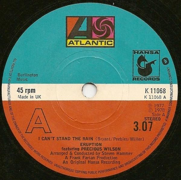 Eruption , Precious Wilson - I Can't Stand The Rain