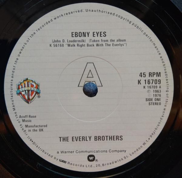 Everly Brothers - Ebony Eyes