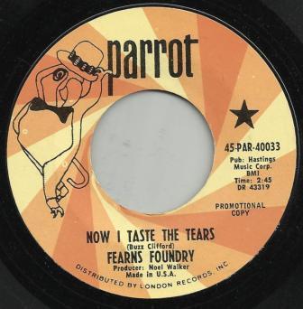 Fearns Brass Foundry - Now I Taste The Tears