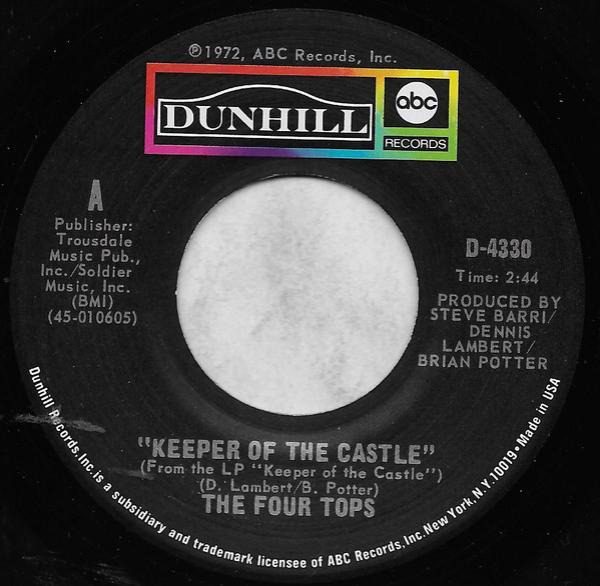 Four Tops - Keeper Of The Castle / Jubilee With Soul