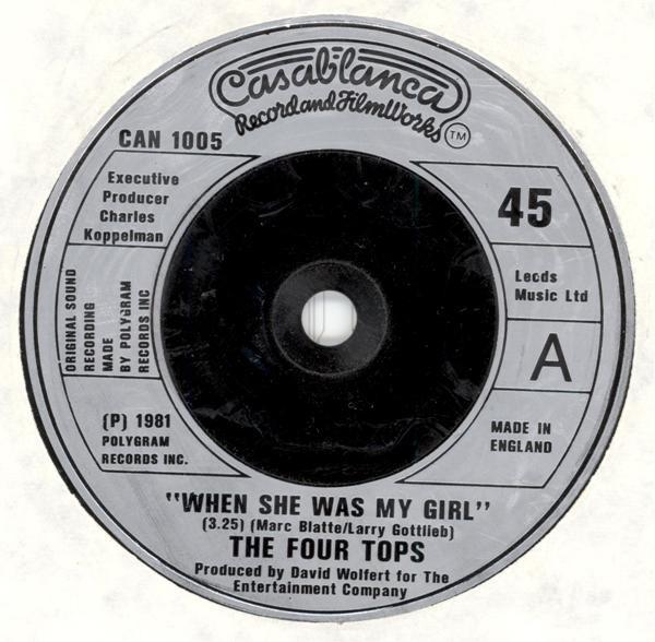 Four Tops - When She Was My Girl