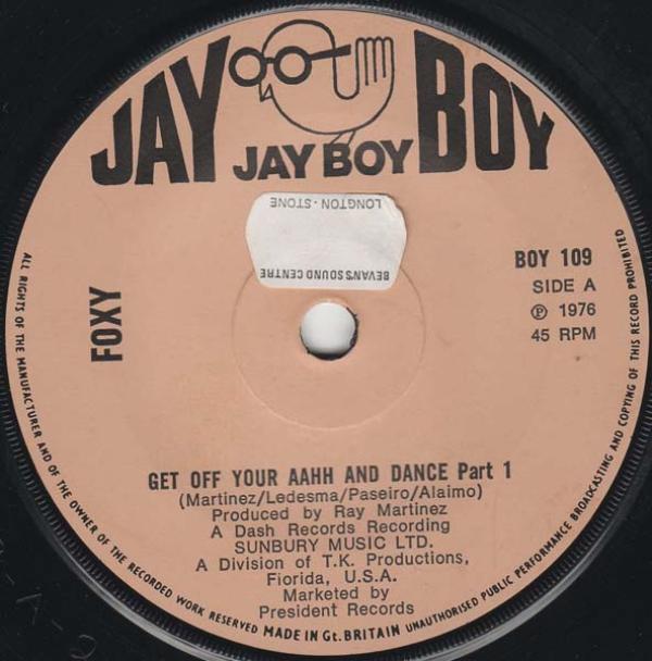 Foxy - Get Off Your Aahh And Dance Part 1