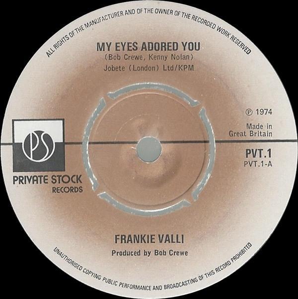 Frankie Valli - My Eyes Adored You