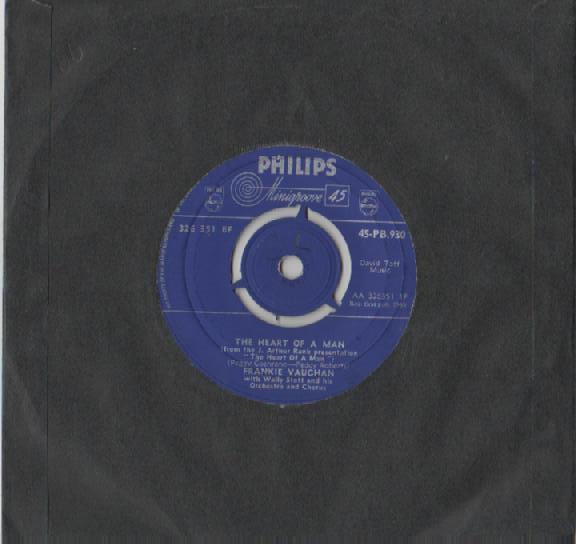 Frankie Vaughan, Wally Stott And His Orchestra And Chorus - The Heart Of A Man / Sometime Somewhere