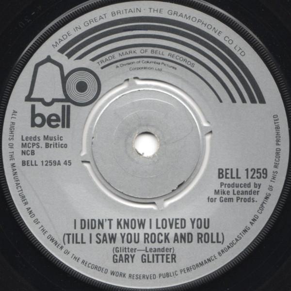 Gary Glitter - I Didn't Know I Loved You (Till I Saw You Rock And Roll)