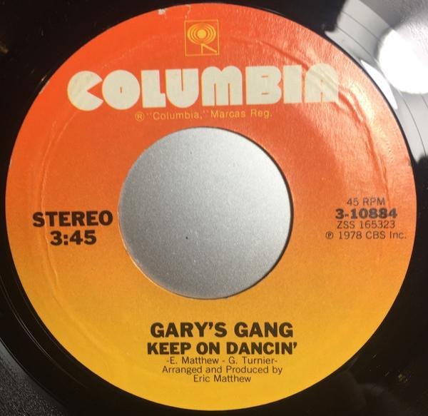 Gary's Gang - Keep On Dancin' / Do It At The Disco