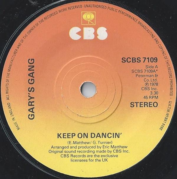 Gary's Gang - Keep On Dancin'