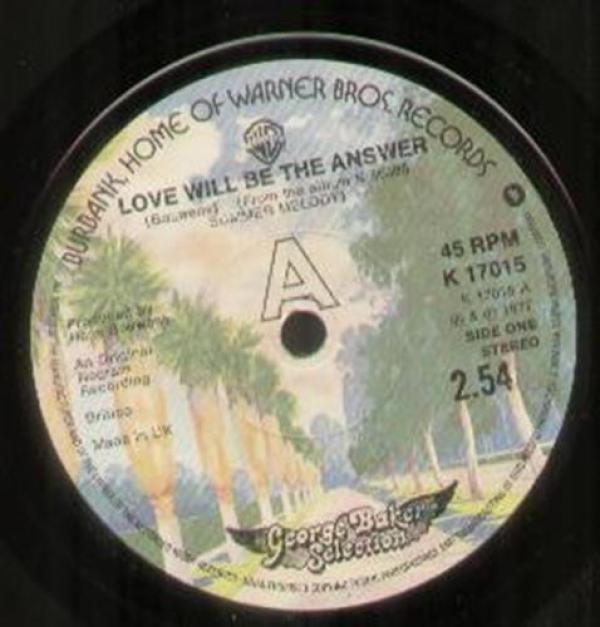 George Baker Selection - Love Will Be The Answer