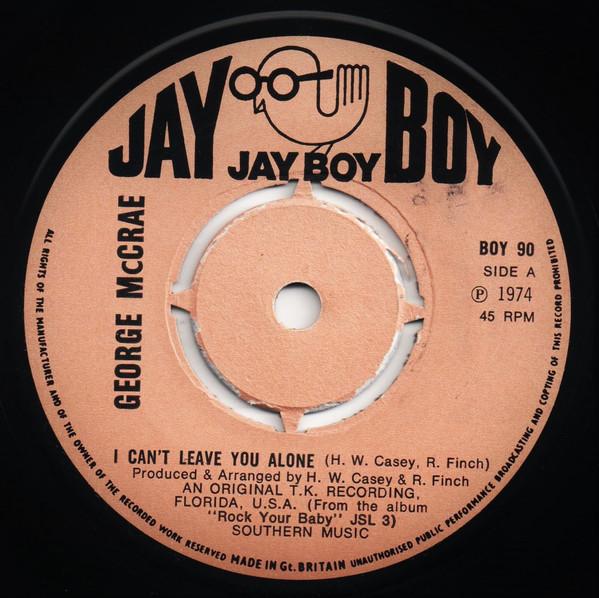 George McCrae - I Can't Leave You Alone