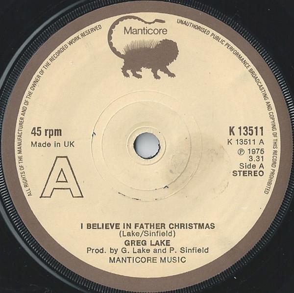Greg Lake - I Believe In Father Christmas