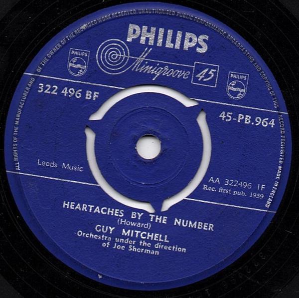 Guy Mitchell - Heartaches By The Number