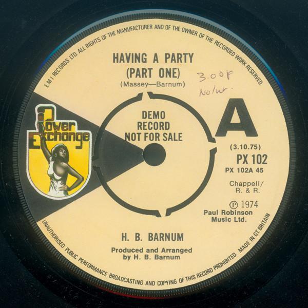 H.B. Barnum - Having A Party
