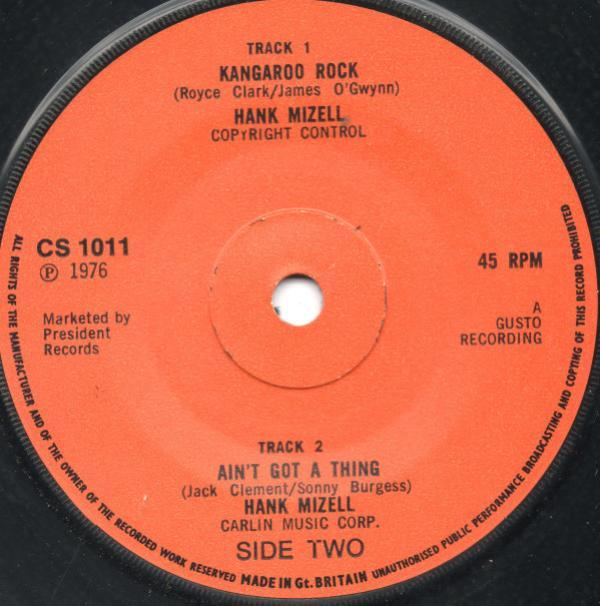 Hank Mizell - Kangaroo Rock