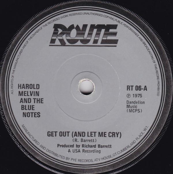 Harold Melvin And The Blue Notes - Get Out (And Let Me Cry)
