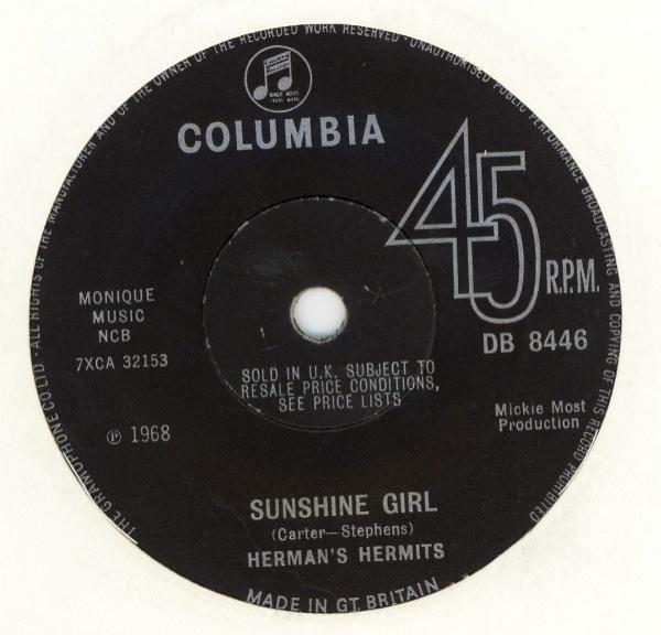 Herman's Hermits - Sunshine Girl