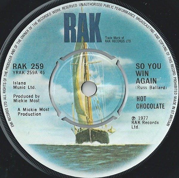 Hot Chocolate - So You Win Again
