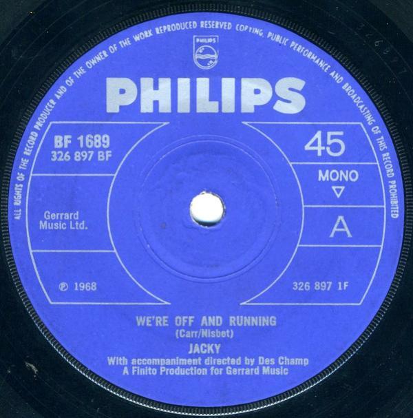 Jackie Lee  - We're Off And Running