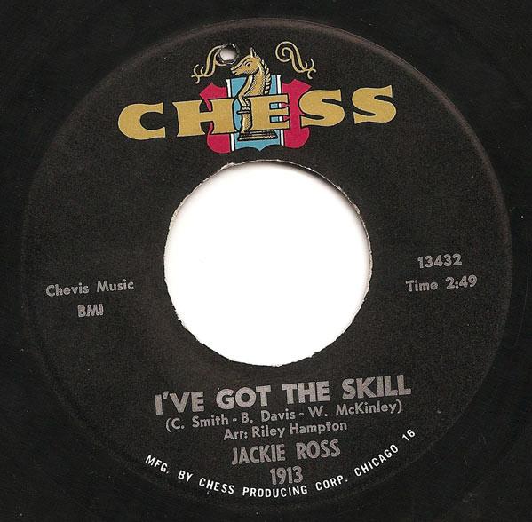Jackie Ross - I've Got The Skill