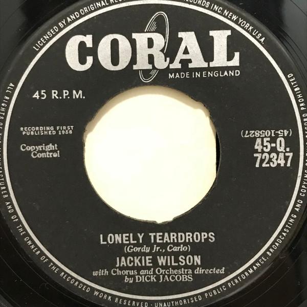 Jackie Wilson - Lonely Teardrops / In The Blue Of Evening
