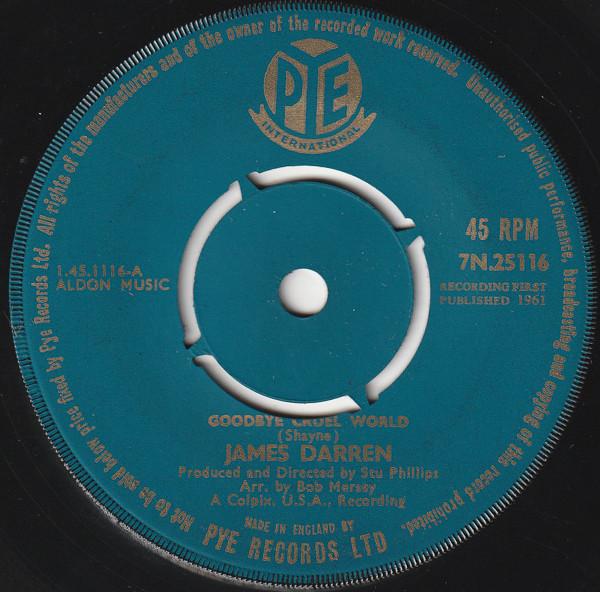 James Darren - Goodbye Cruel World
