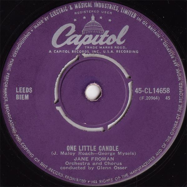 Jane Froman - One Little Candle