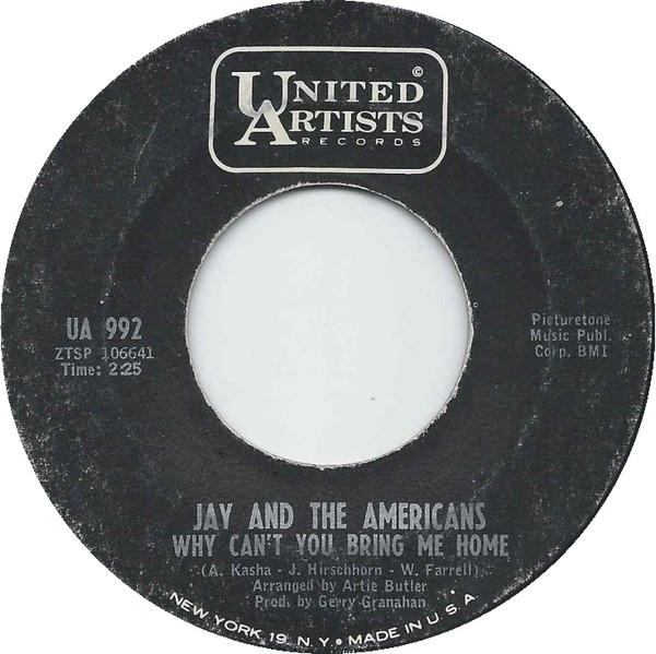 Jay & The Americans - Why Can't You Bring Me Home 