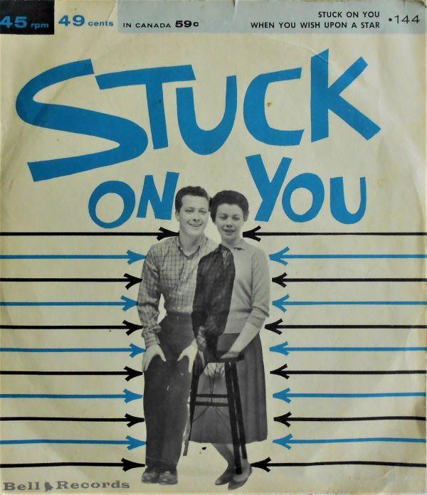 Jerry Pearl, Eddy & The Ringos - Stuck On You / When You Wish Upon A Star