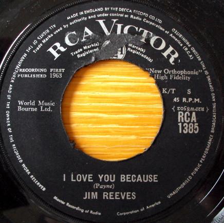 Jim Reeves - I Love You Because