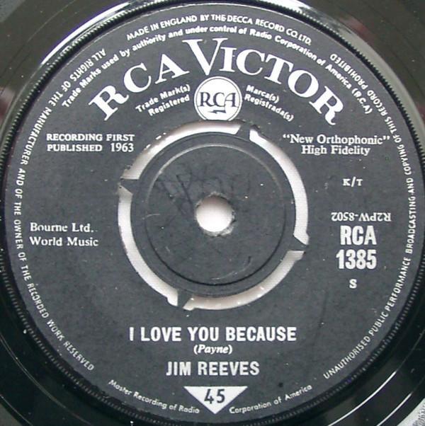 Jim Reeves - I Love You Because