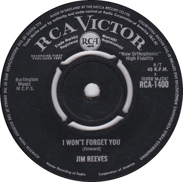 Jim Reeves - I Won't Forget You